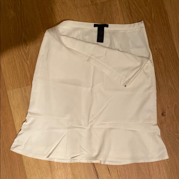 The Limited Cream A-Line Knee-Length Skirt for Work - Picture 4 of 8